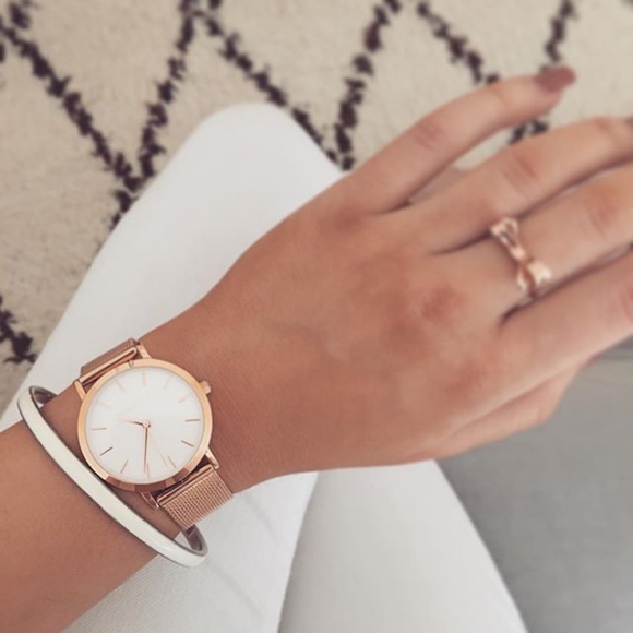 Minimalist Stainless Steel Slim Trendy Watch - Picture 2 of 8